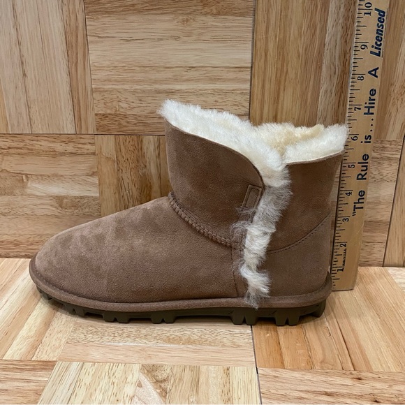 KIRKLAND Signature Genuine Sheepskin Shearling Short Boots Size 8 - Picture 7 of 12